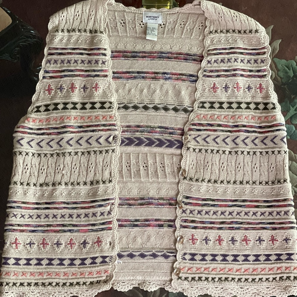 Vintage Monterey sweater vest by Koret